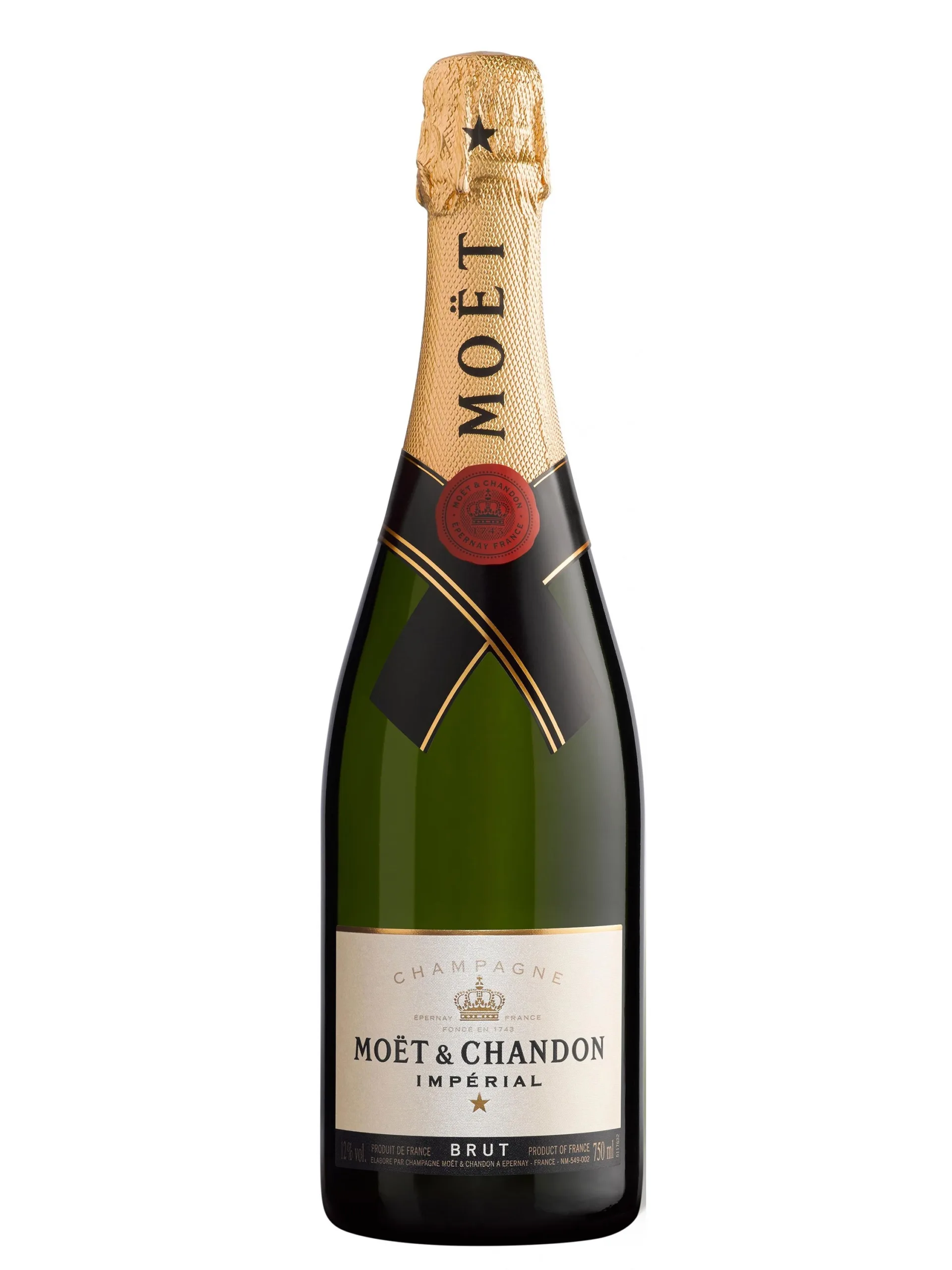 Upon tasting, Moët & Chandon Brut Imperial unfolds on the palate with a generous and lively character.