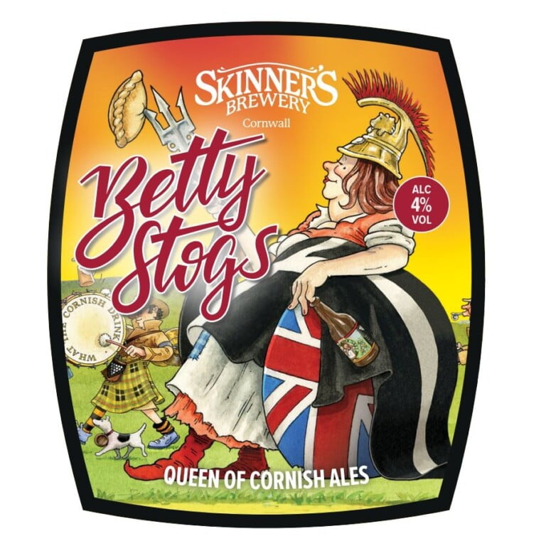 With whole-flower Celeia, Northdown and Aurora hops alongside malted barley and wheat, this is a Cornish twist on a classic smooth-drinking bitter. The light malty aroma leads to a floral, cedar taste, and a sharp tang of bitter grapefruit leaves a lasting impression; just like Betty herself…
