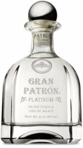 Tequila Patron Gran Platinum - Triple distilled and oak rested for a smooth and full-bodied flavor.