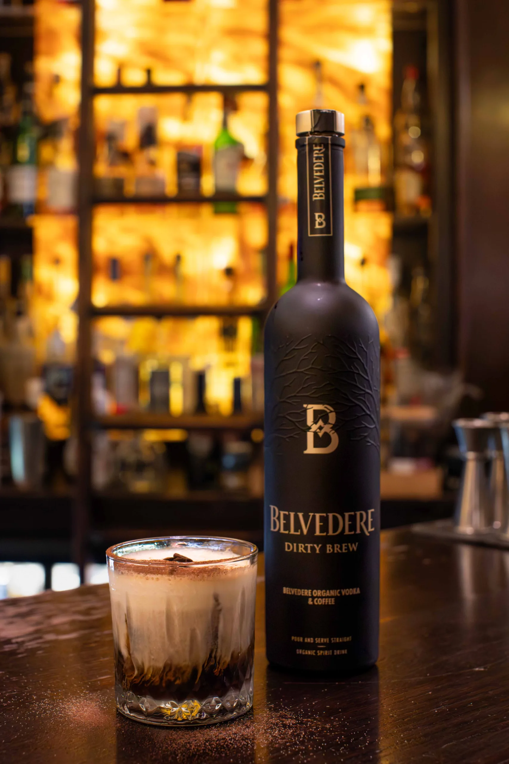 The Beast Cocktail is a dark, decadent powerhouse that fuses savory, unfiltered vodka with intense layers of espresso, cocoa, and buttery caramel for a rich, velvet finish.