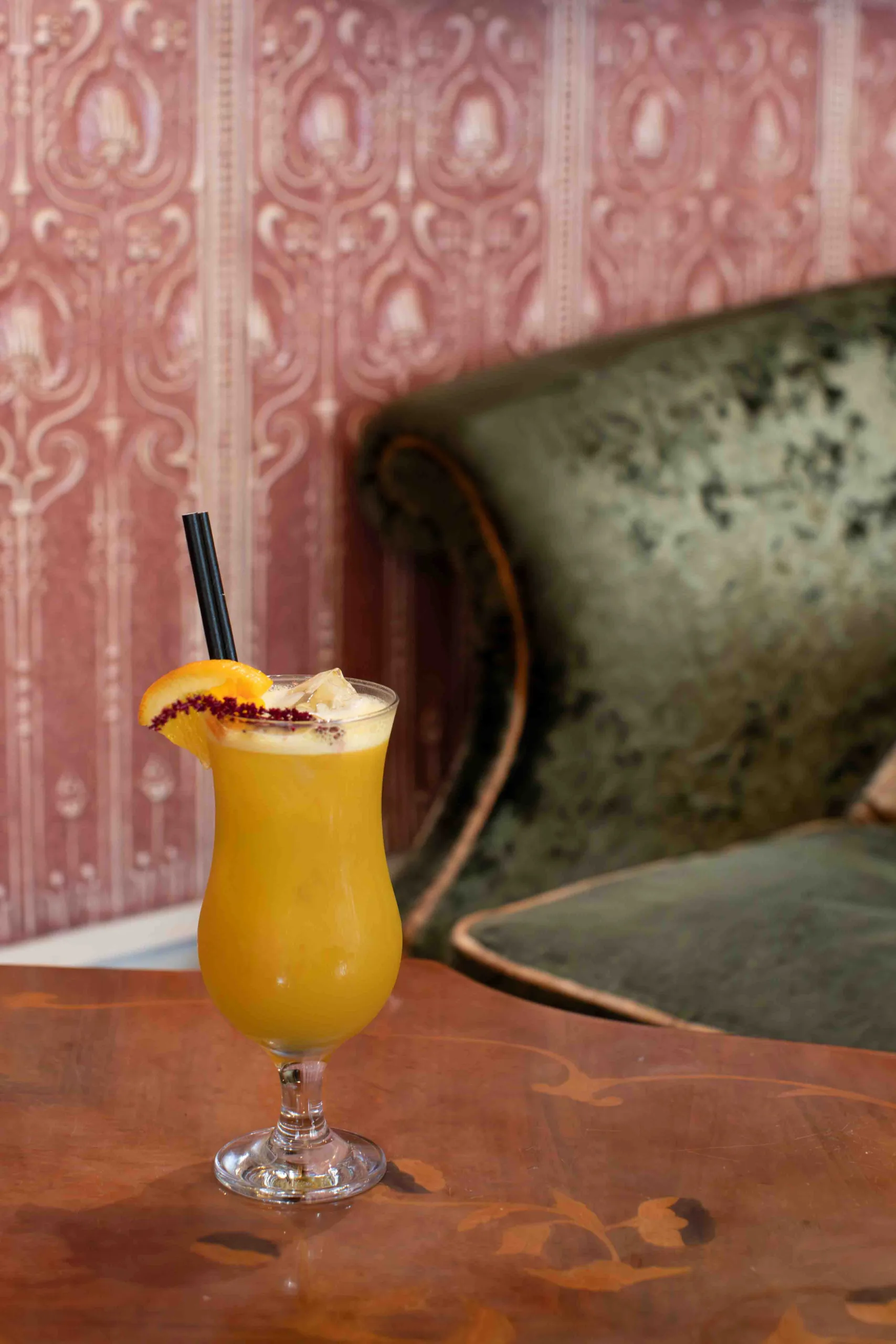 The Solero cocktail tastes like a liquid summer memory—a vibrant, tropical fruit burst smoothed over by a velvety vanilla core that perfectly mirrors its ice cream namesake.
