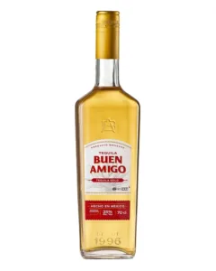 Buen Amigo Gold Tequila offers an approachable, smooth profile featuring sweet cooked agave, warm vanilla, and subtle toasted oak caramel that finishes with a gentle, slightly spicy warmth.