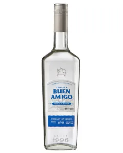 Buen Amigo Silver Tequila delivers a crisp, vibrant taste dominated by sweet cooked agave, zesty citrus, and subtle black pepper with a refreshingly smooth, clean finish.