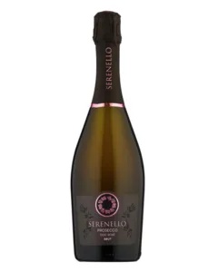 Serenello Extra Dry Prosecco Rose - A delicate pink Prosecco Rosé DOC from Veneto's Glera and Pinot Nero grapes: wild strawberry and floral aromas, red berry, citrus and peach flavours, fine bubbles and a fresh, well-rounded finish.