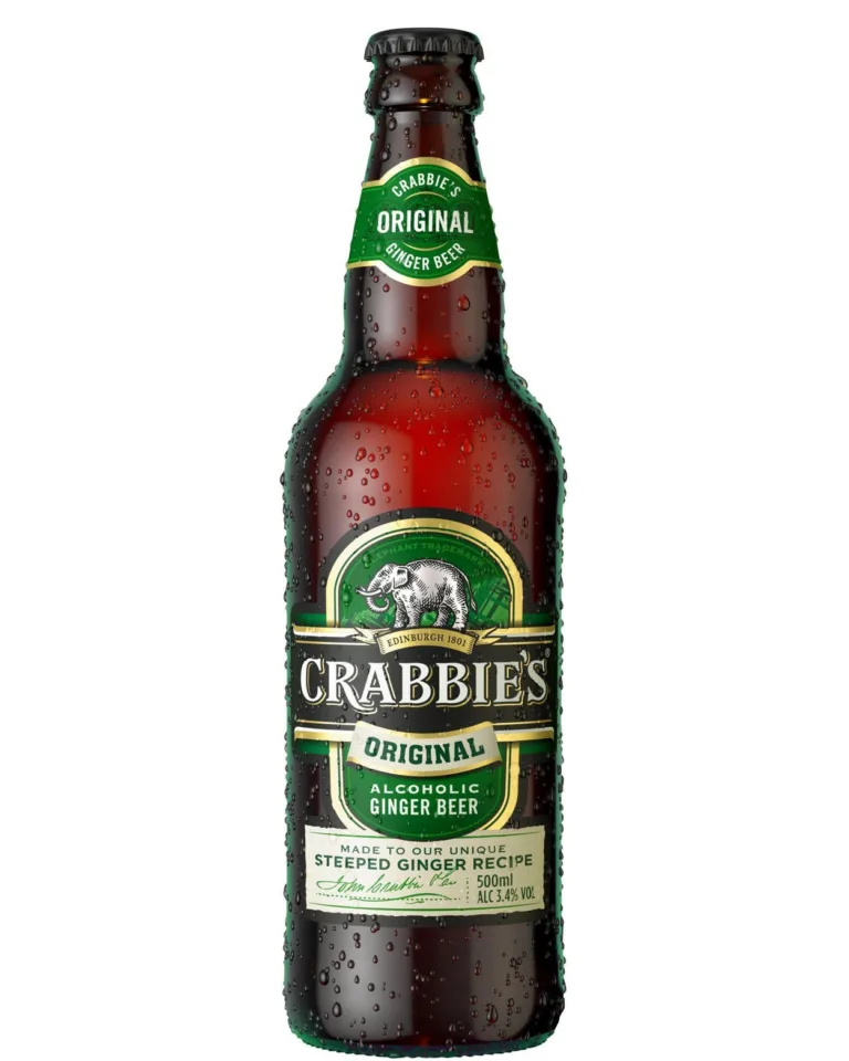 Crabbies Ginger Beer is a spicy, refreshing Scottish ginger beer, steeped with real ginger for up to six weeks for a warming, zesty and gently sweet finish.