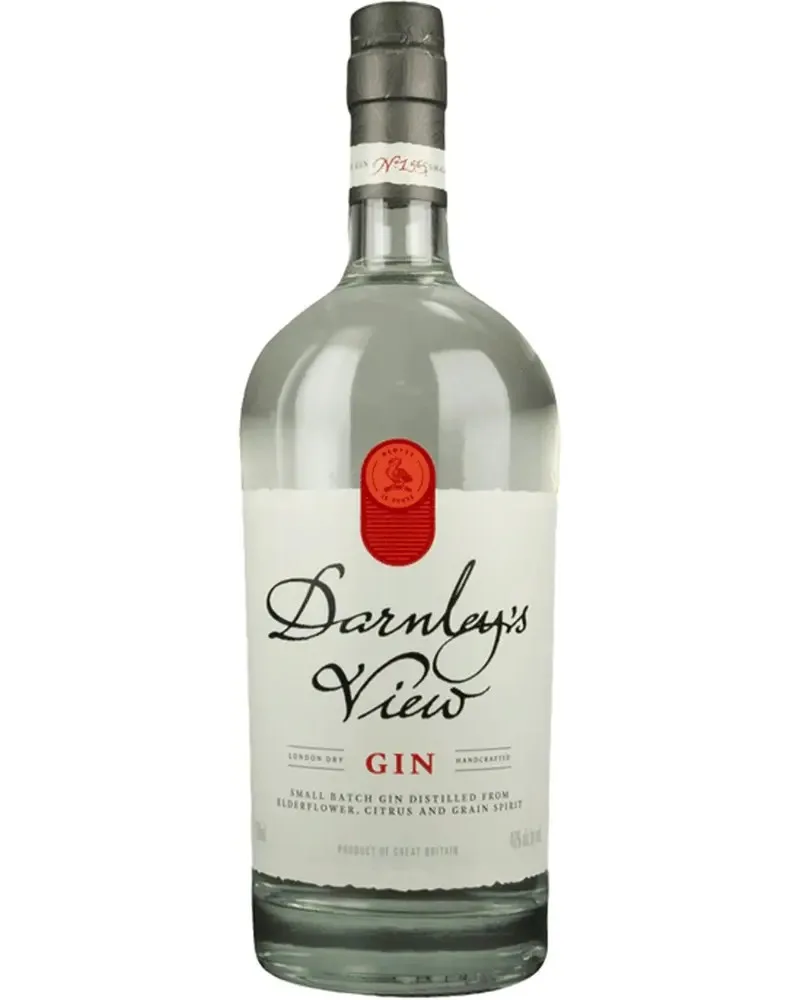 Darnley's View Gin: a floral Scottish London Dry from the Wemyss family, with wild elderflower, juniper and pine, bright lemon and grapefruit, mellow coriander spice and a long, dry finish.