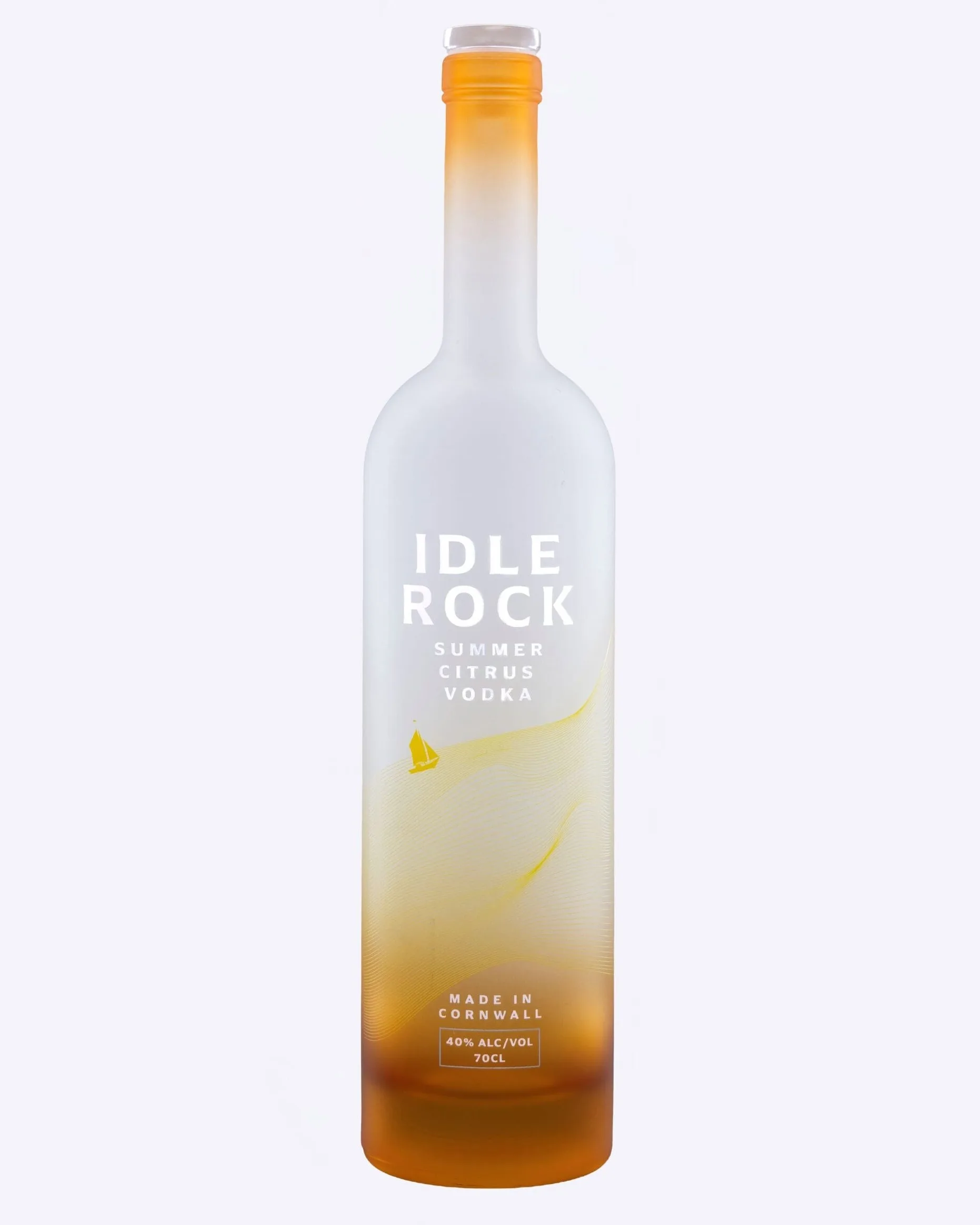 Idle Rock Summer Citrus Vodka: a smooth Cornish vodka from Saint Sithney near Helston, with zesty lemon, juicy orange and lime, soft natural sweetness, a silky texture and a crisp, refreshing finish.