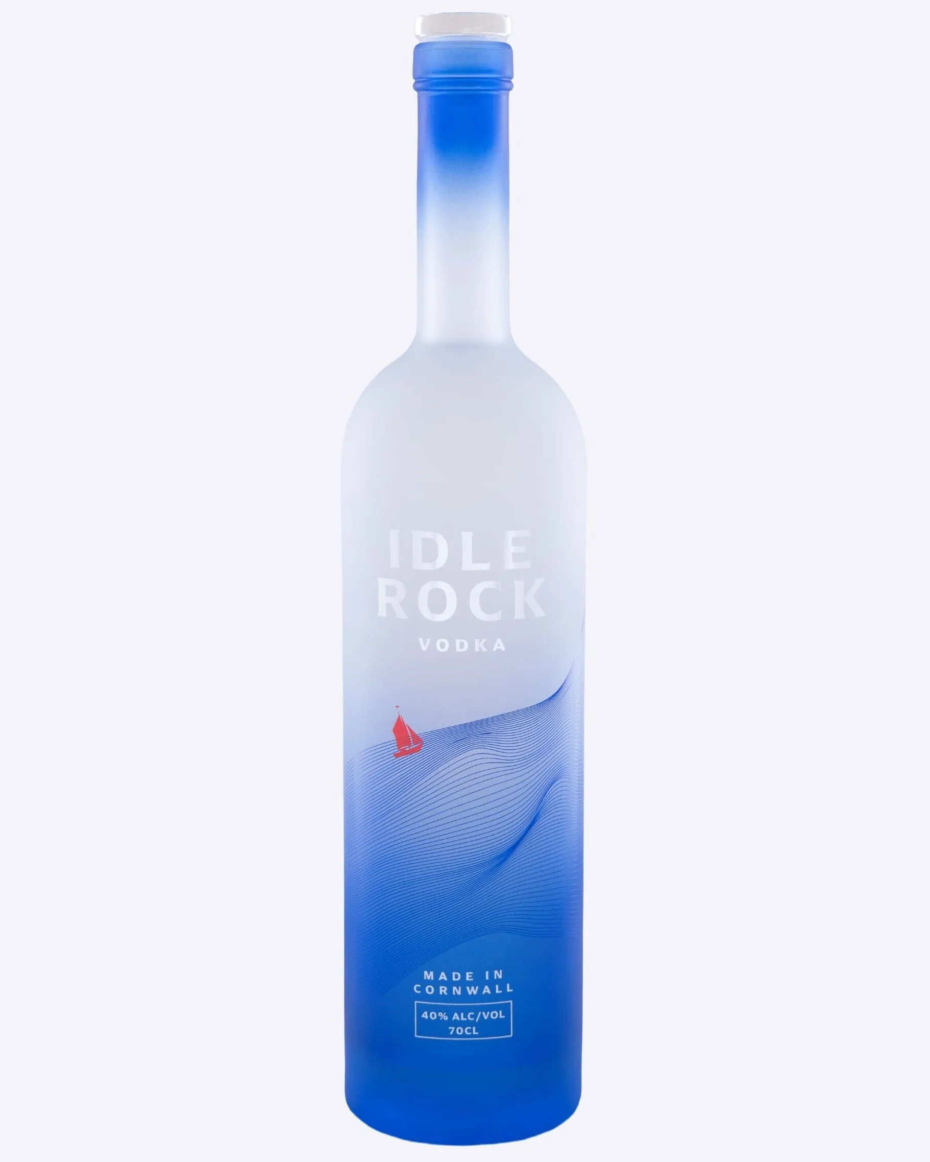 Idle Rock Vodka: a smooth, small-batch Cornish vodka from Saint Sithney near Helston, with soft grain, lifted citrus and a gentle botanical touch, a silky rounded texture and a crisp, clean finish.