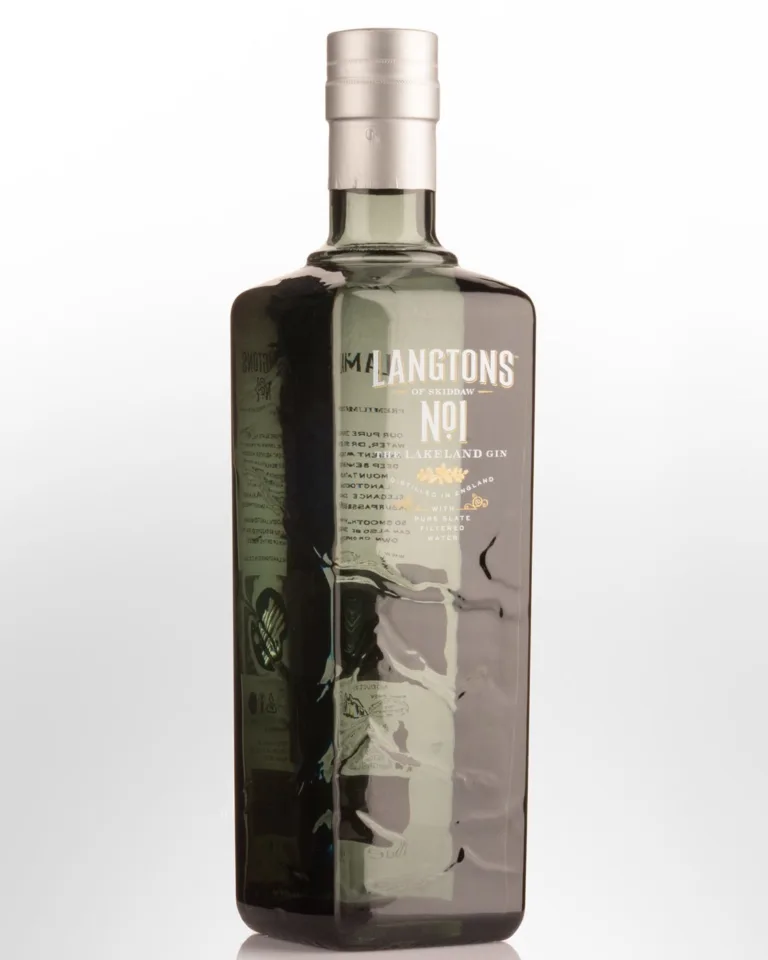 Langtons No.1 Gin: a smooth Lake District London Dry made with slate-filtered Skiddaw spring water, Tuscan juniper, Lakeland oak bark, soft floral lift, citrus and a gentle spiced, silky finish.